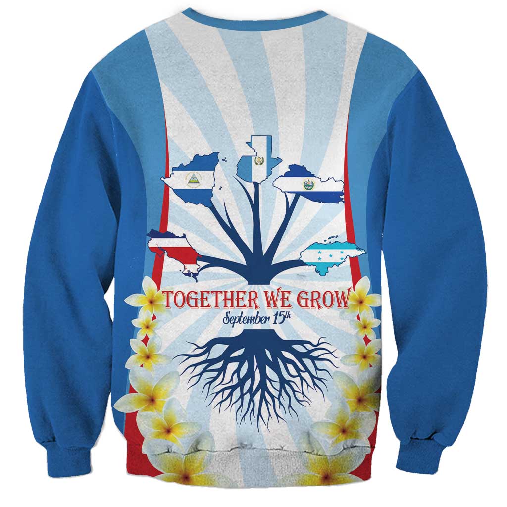 Central America Independence day Sweatshirt September 15th Together We Grow - Wonder Print Shop