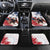 Custom USA Rugby Car Mats Powerful Eagle Grunge Brush Style - White - Wonder Print Shop