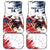 Custom USA Rugby Car Mats Powerful Eagle Grunge Brush Style - White - Wonder Print Shop