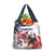 Custom USA Rugby Grocery Bag Powerful Eagle Grunge Brush Style - White