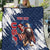 Custom USA Rugby Quilt Powerful Eagle Grunge Brush Style - Blue