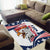 Custom USA Rugby Sevens Area Rug Go Eagles Flag Style - Wonder Print Shop