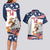 Custom USA Rugby Sevens Couples Matching Long Sleeve Bodycon Dress and Hawaiian Shirt Go Eagles Flag Style - Wonder Print Shop