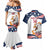 Custom USA Rugby Sevens Couples Matching Mermaid Dress and Hawaiian Shirt Go Eagles Flag Style - Wonder Print Shop