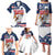 Custom USA Rugby Sevens Family Matching Puletasi and Hawaiian Shirt Go Eagles Flag Style - Wonder Print Shop