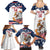 Custom USA Rugby Sevens Family Matching Summer Maxi Dress and Hawaiian Shirt Go Eagles Flag Style - Wonder Print Shop