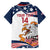 Custom USA Rugby Sevens Family Matching Summer Maxi Dress and Hawaiian Shirt Go Eagles Flag Style - Wonder Print Shop