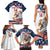 Custom USA Rugby Sevens Family Matching Tank Maxi Dress and Hawaiian Shirt Go Eagles Flag Style - Wonder Print Shop