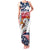 Custom USA Rugby Sevens Family Matching Tank Maxi Dress and Hawaiian Shirt Go Eagles Flag Style - Wonder Print Shop