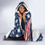 Custom USA Rugby Sevens Hooded Blanket Go Eagles Flag Style