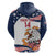 Custom USA Rugby Sevens Hoodie Go Eagles Flag Style - Wonder Print Shop