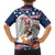 Custom USA Rugby Sevens Kid Hawaiian Shirt Go Eagles Flag Style - Wonder Print Shop