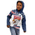 Custom USA Rugby Sevens Kid Hoodie Go Eagles Flag Style - Wonder Print Shop