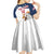 Custom USA Rugby Sevens Kid Short Sleeve Dress Go Eagles Flag Style - Wonder Print Shop