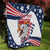 Custom USA Rugby Sevens Quilt Go Eagles Flag Style