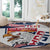 Custom USA Rugby Sevens Round Carpet Go Eagles Flag Style