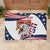 Custom USA Rugby Sevens Rubber Doormat Go Eagles Flag Style