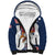 Custom USA Rugby Sevens Sherpa Hoodie Go Eagles Flag Style