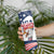 Custom USA Rugby Sevens Skinny Tumbler Go Eagles Flag Style