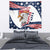 Custom USA Rugby Sevens Tapestry Go Eagles Flag Style