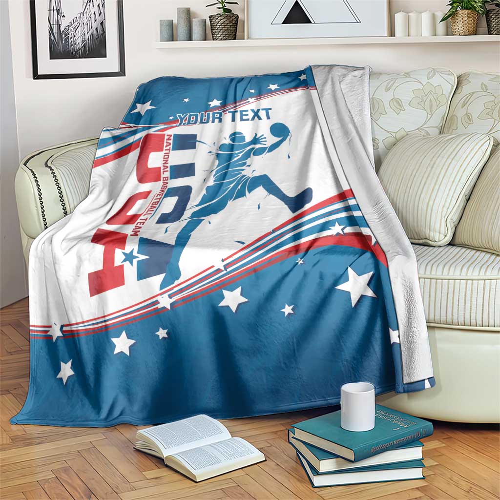 Custom USA Basketball Blanket 2024 Go Dream Team Curve Style