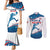 Custom USA Basketball Couples Matching Mermaid Dress and Long Sleeve Button Shirt 2024 Go Dream Team Curve Style