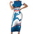 Custom USA Basketball Family Matching Short Sleeve Bodycon Dress and Hawaiian Shirt 2024 Go Dream Team Curve Style - Wonder Print Shop