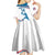 Custom USA Basketball Kid Short Sleeve Dress 2024 Go Dream Team Curve Style - Wonder Print Shop