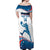 Custom USA Basketball Off Shoulder Maxi Dress 2024 Go Dream Team Curve Style - Wonder Print Shop