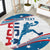 Custom USA Basketball Round Carpet 2024 Go Dream Team Curve Style