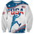 Custom USA Basketball Sweatshirt 2024 Go Dream Team Curve Style