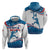 Custom USA Basketball Zip Hoodie 2024 Go Dream Team Curve Style