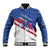 Personalized USA Cycling Baseball Jacket United States Bike Racing Lover - Wonder Print Shop