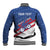 Personalized USA Cycling Baseball Jacket United States Bike Racing Lover - Wonder Print Shop