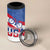 USA Cycling 4 in 1 Can Cooler Tumbler United States Bike Racing Lover - Wonder Print Shop