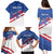 Personalized USA Cycling Family Matching Puletasi and Hawaiian Shirt United States Bike Racing Lover - Wonder Print Shop