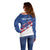 Personalized USA Cycling Off Shoulder Sweater United States Bike Racing Lover - Wonder Print Shop