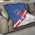 Personalized USA Cycling Quilt United States Bike Racing Lover