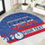 Personalized USA Cycling Round Carpet United States Bike Racing Lover