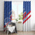 Personalized USA Cycling Window Curtain United States Bike Racing Lover