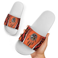 Personalized Orange Day Canada Slide Sandals Honouring The Children Haida Pattern - Wonder Print Shop