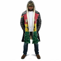 Ghana Football Custom Cloak Go Black Queens Kente Pattern