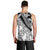 Polynesia Men Tank Top Polynesian Tropical Flowers Black Pastel Vibes - Wonder Print Shop