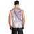 Polynesia Men Tank Top Polynesian Tropical Flowers Purple Pastel Vibes - Wonder Print Shop