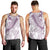 Polynesia Men Tank Top Polynesian Tropical Flowers Purple Pastel Vibes - Wonder Print Shop