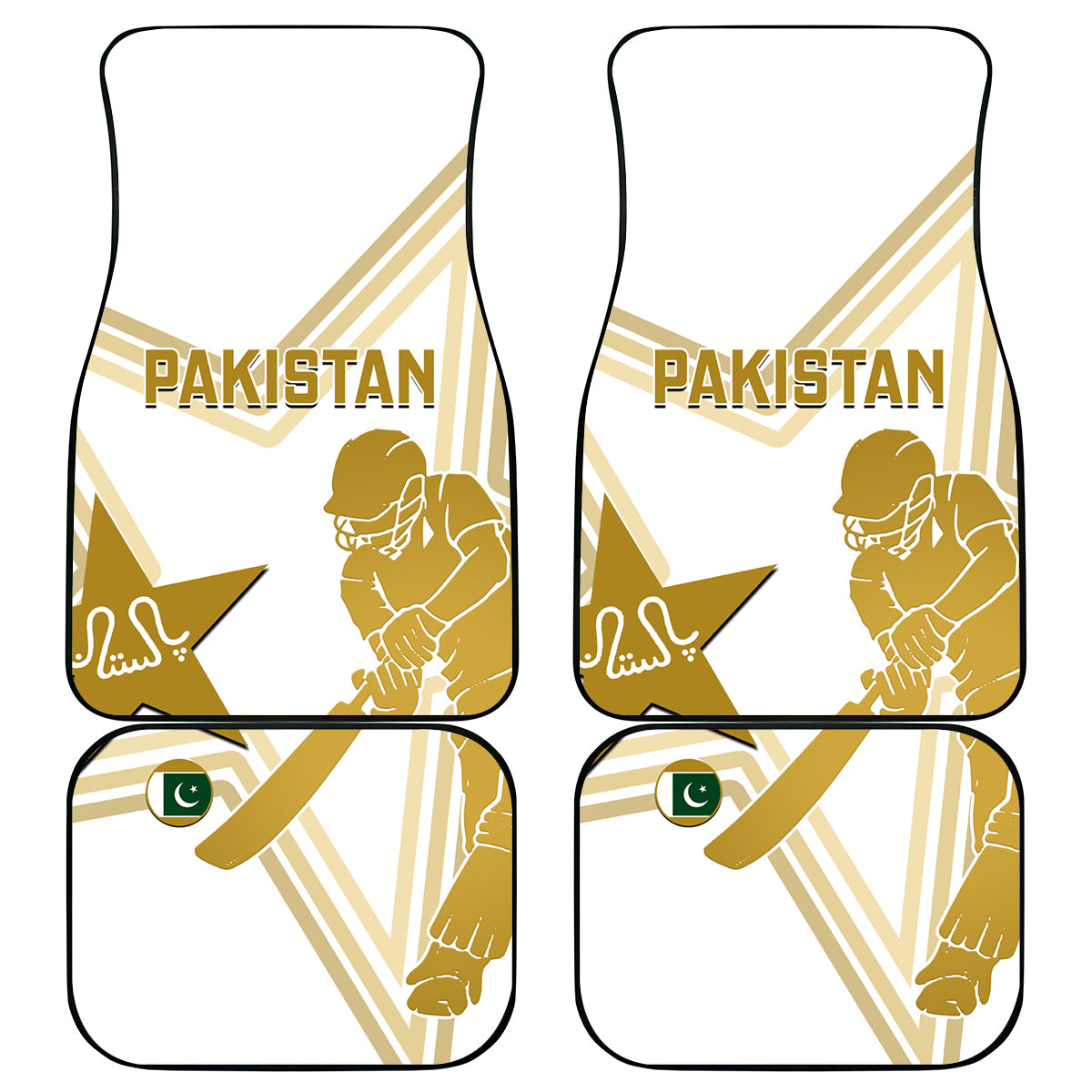 Pakistan Cricket Car Mats 2023 Go Shaheens - Wonder Print Shop