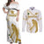 Custom Pakistan Cricket Couples Matching Off Shoulder Maxi Dress and Long Sleeve Button Shirts 2023 Go Shaheens - Wonder Print Shop