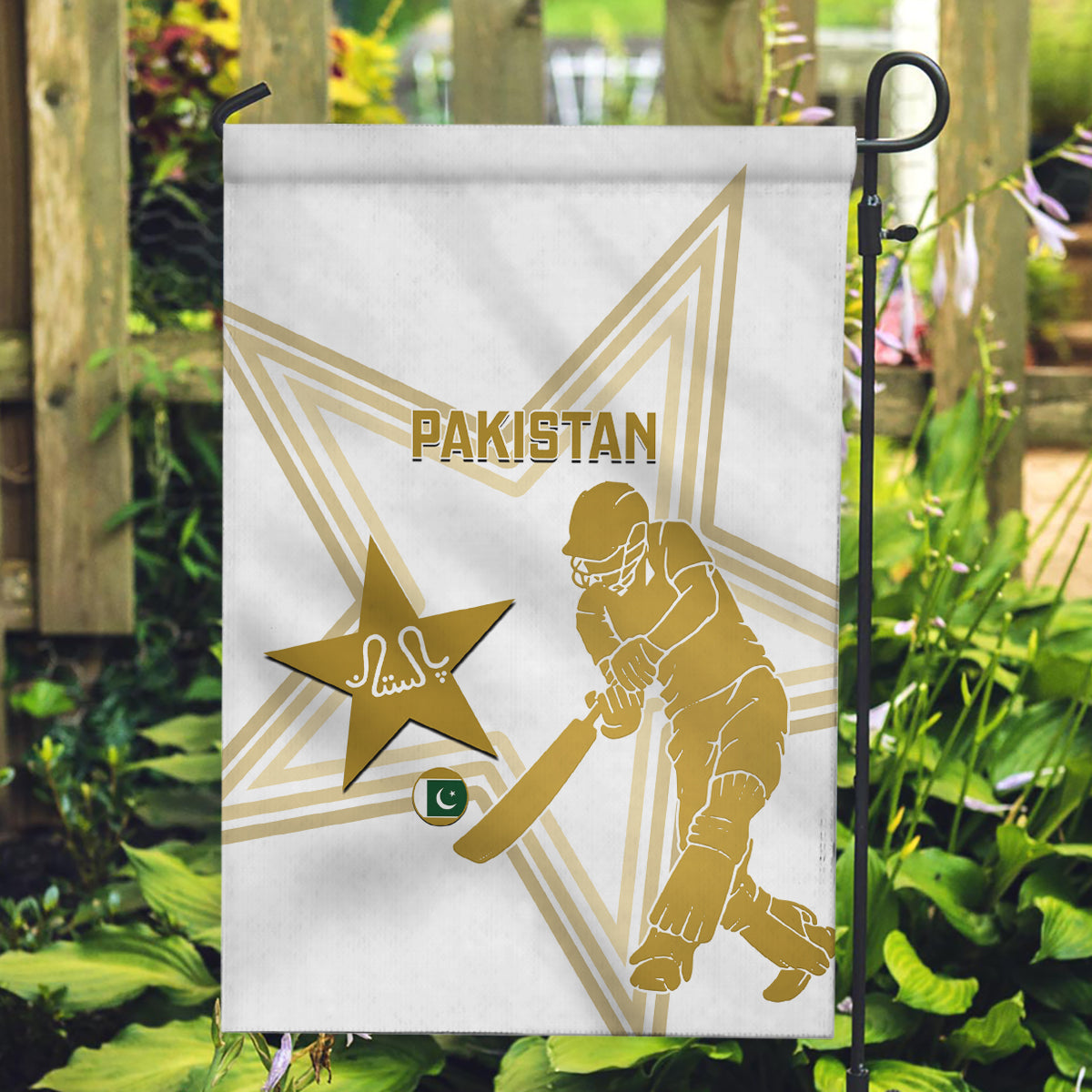 Pakistan Cricket Garden Flag 2023 Go Shaheens - Wonder Print Shop