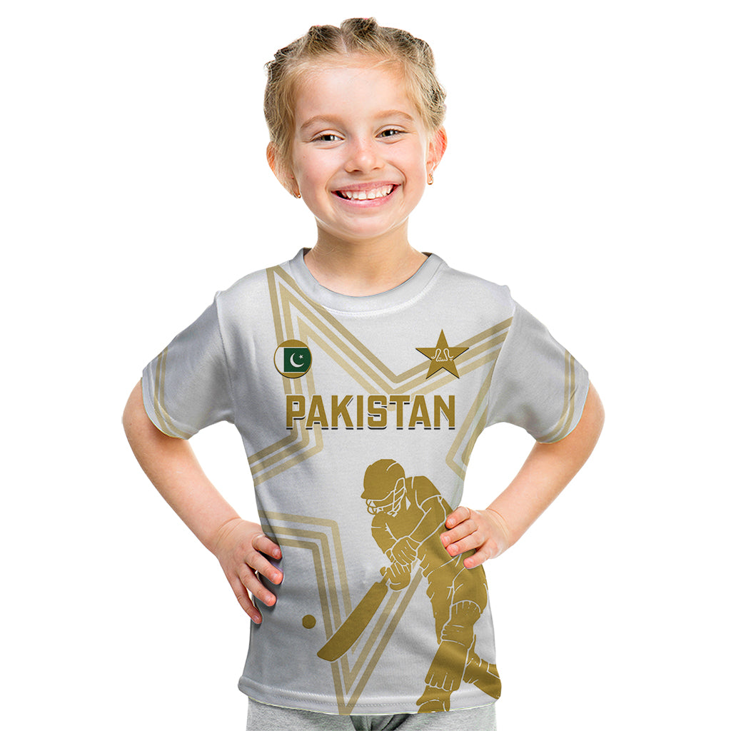 Custom Pakistan Cricket Kid T Shirt 2023 Go Shaheens - Wonder Print Shop