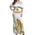 Custom Pakistan Cricket Off Shoulder Maxi Dress 2023 Go Shaheens - Wonder Print Shop